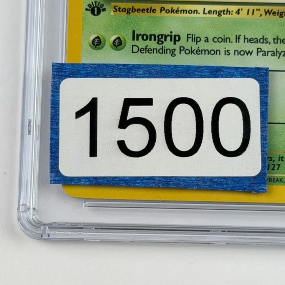 Pinsir‎ Holo 1st Edition 9/64 CGC 6.5 Blue Label TCG 1999 Pokemon Jungle Vintage